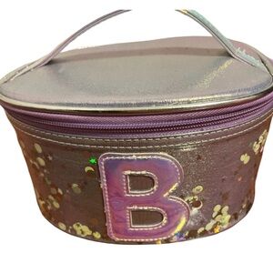 Cute initial B make up bag